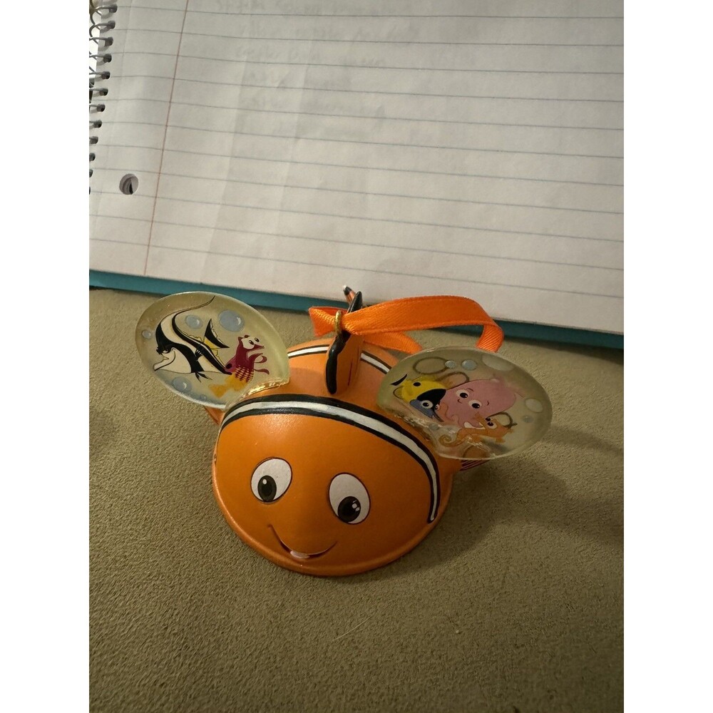 Finding Nemo LE Mickey Ear Hat Ornament Disney Parks Pixar Exclusive Fixed